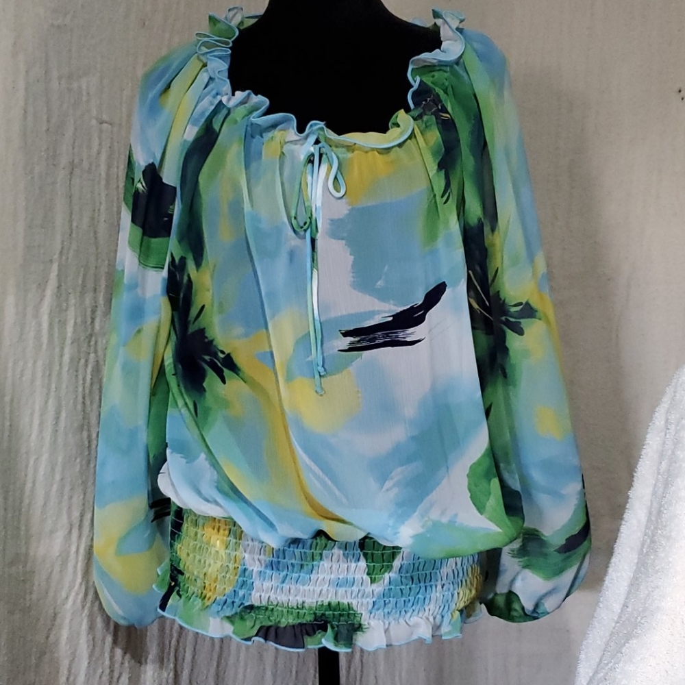 Lane Bryant Sheer Blouse